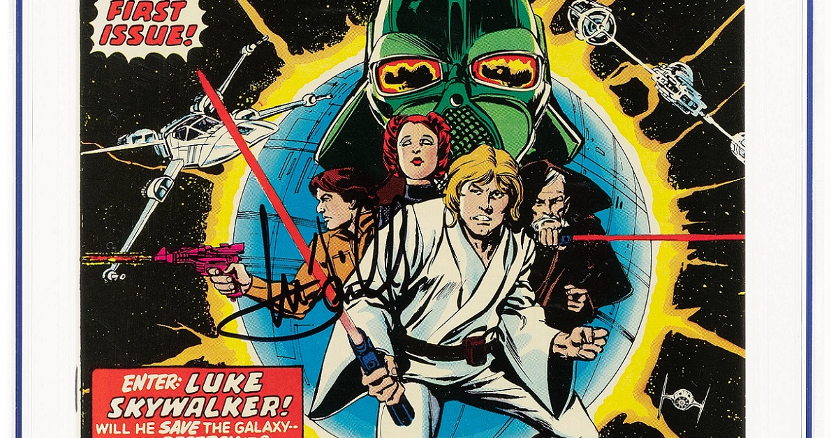 Mark Hamill-Signed Star Wars #1 in Heritage Weekly Auction