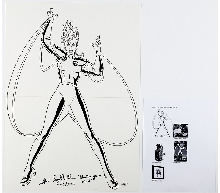 Heritage weekly auction Marvel Studios Artist X-Men ’97 Storm promotional illustration