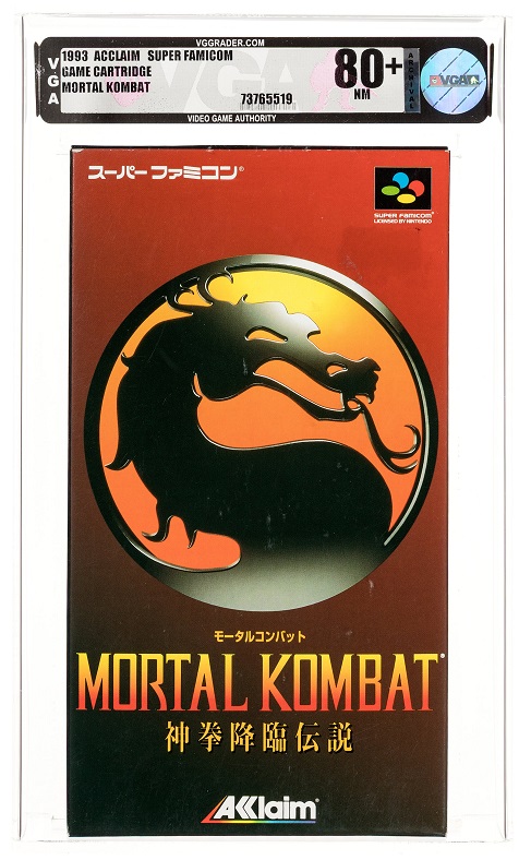 Heritage weekly auction Mortal Kombat Super Famicom edition