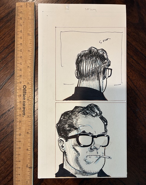 Hero Initiative Howard Chaykin’s Satellite Sam #8 page 4 panel