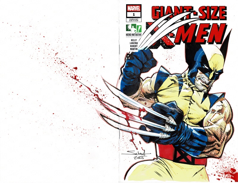 Hero Initiative’s Giant-Size X-Men 100 Project art by Jonas Scharf
