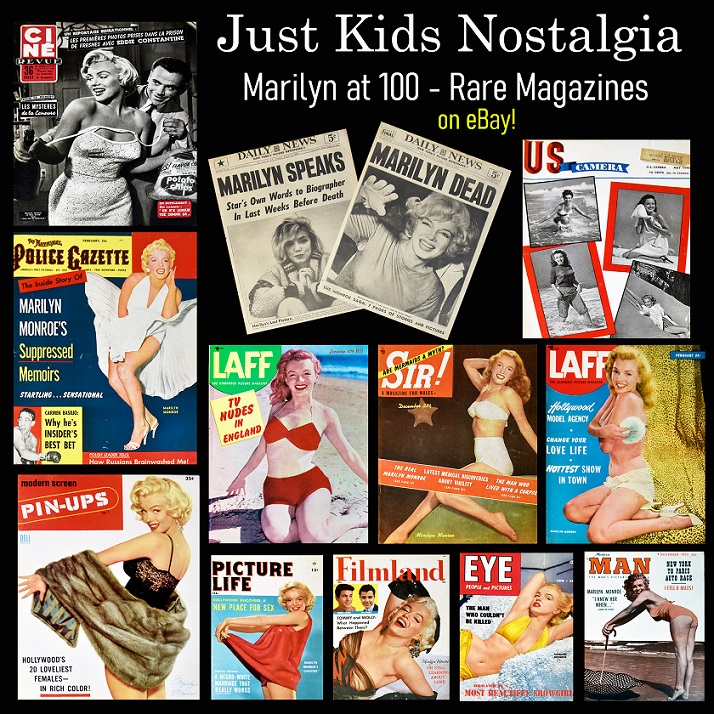 Just Kids Nostalgia’s Marilyn Monroe magazine highlights