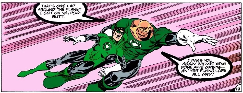 Kilowog training Hal Jordan
