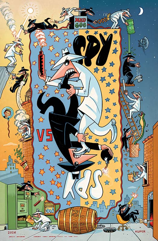 MAD #600 Spy vs Spy poster by Peter Kuper
