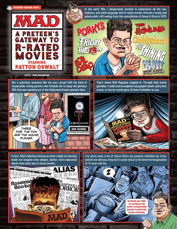 MAD #600 tribute by Patton Oswalt