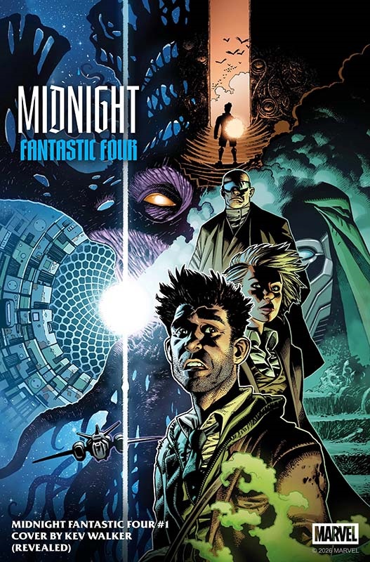 Marvel’s Midnight Fantastic Four #1 cover by Kev Walker