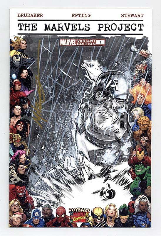 MyComicShop The Marvels Project #1 cover by Mitch Gerads
