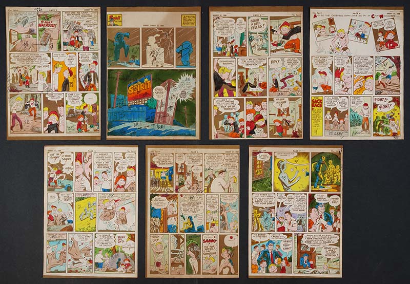MyComicShop original color guide for The Spirit Section