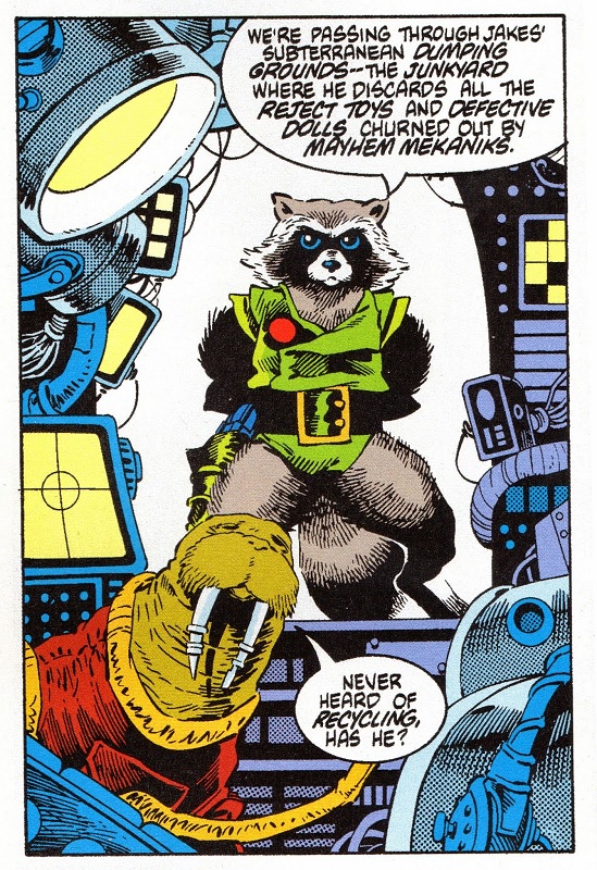 Rocket Raccoon and Wal Rus