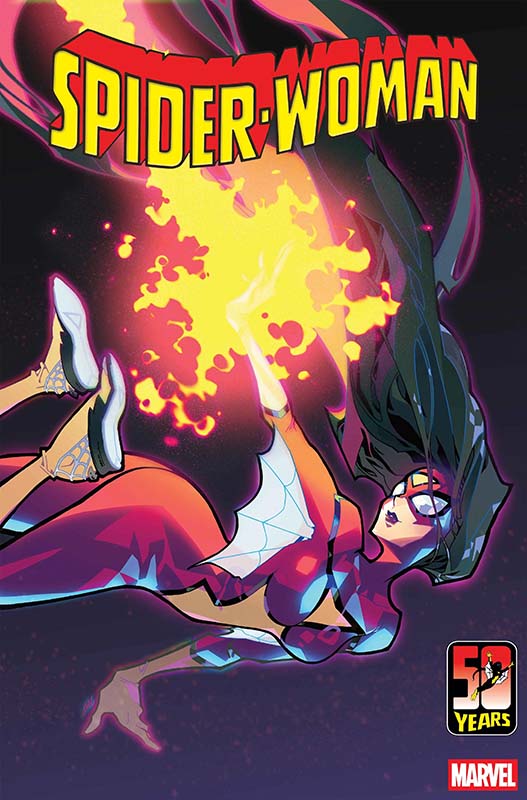 Spider-Woman 50th Anniversary Special #1 variant cover by Rose Besch
