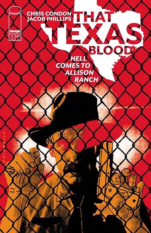 That Texas Blood Hell Comes to Allison Ranch #1 cover by Mark Chiarello
