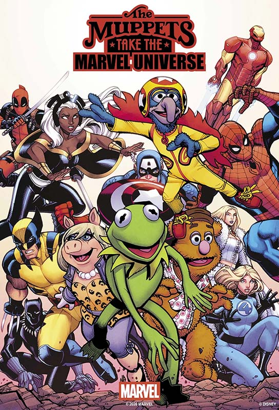 The Muppets Take the Marvel Universe #1 cover by Nick Bradshaw