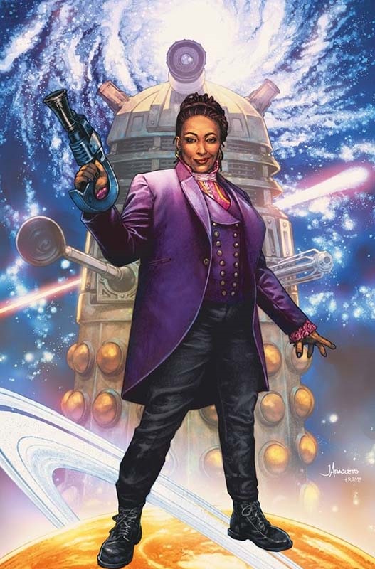 Titan Comics SDCC exclusives Doctor Who Circuit Breaker #1 Jay Anacleto virgin foil cover