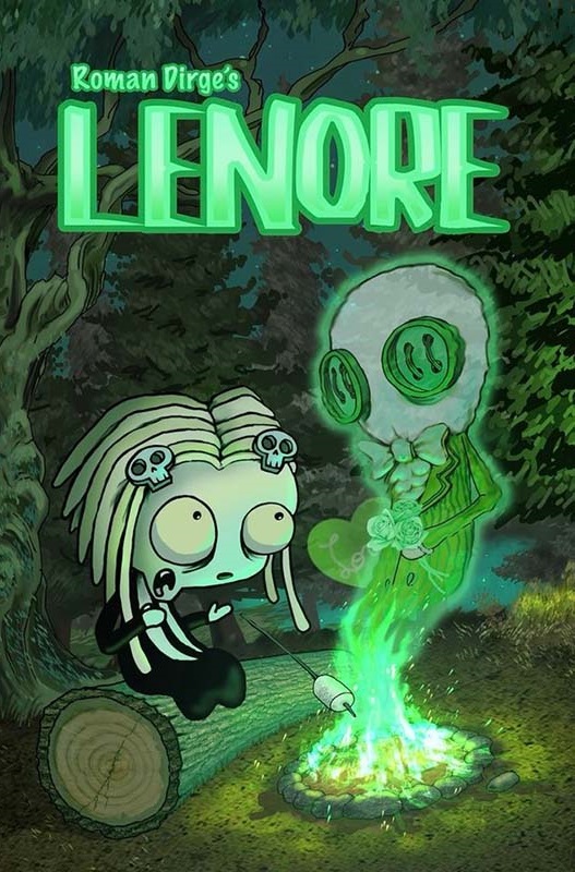 Titan Comics SDCC exclusives Lenore Ghost Story #1 Roman Dirge glow in the dark cover