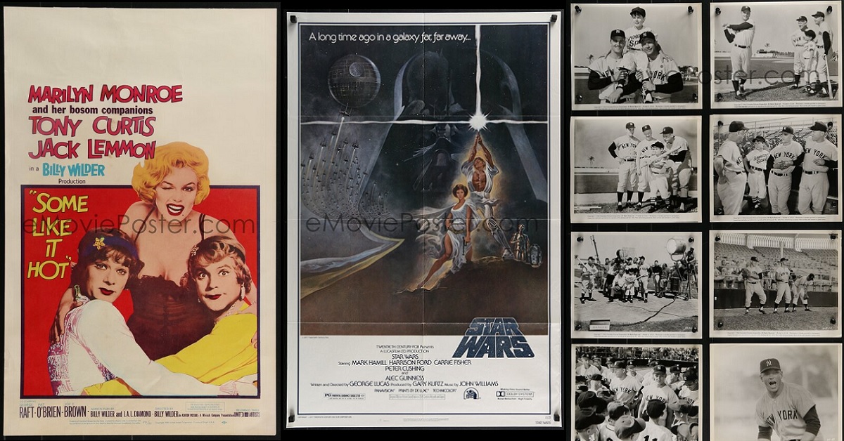 One-Sheets, Lobby Cards, More in eMoviePoster Auction