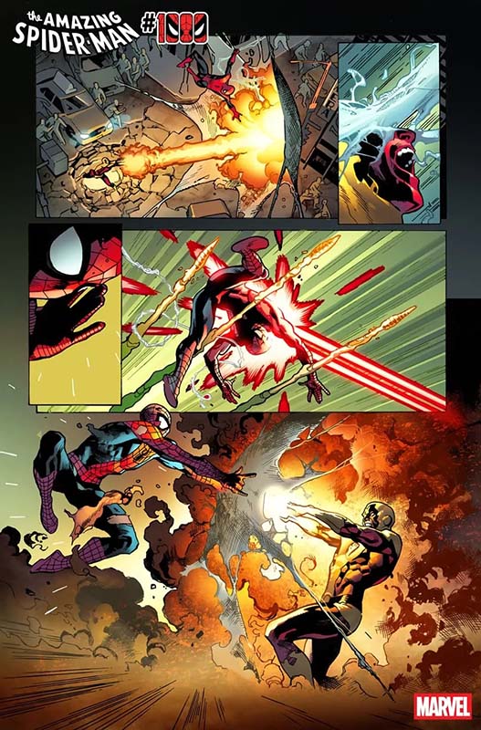 Amazing Spider-Man #1000 page by Brian Michael Bendis and Stuart Immonen preview 1