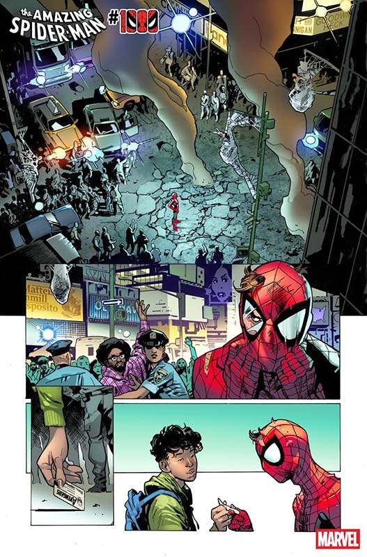 Amazing Spider-Man #1000 page by Brian Michael Bendis and Stuart Immonen preview 2