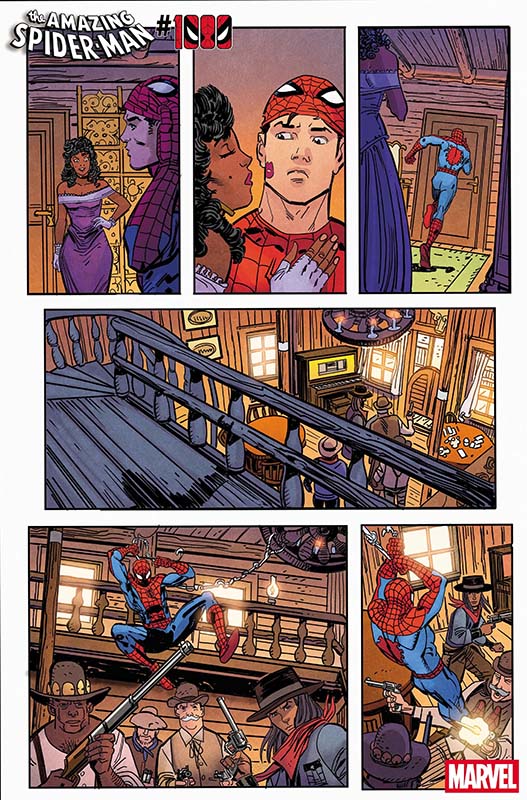 Amazing Spider-Man #1000 page by Larry Lieber and Giuseppe Camuncoli preview