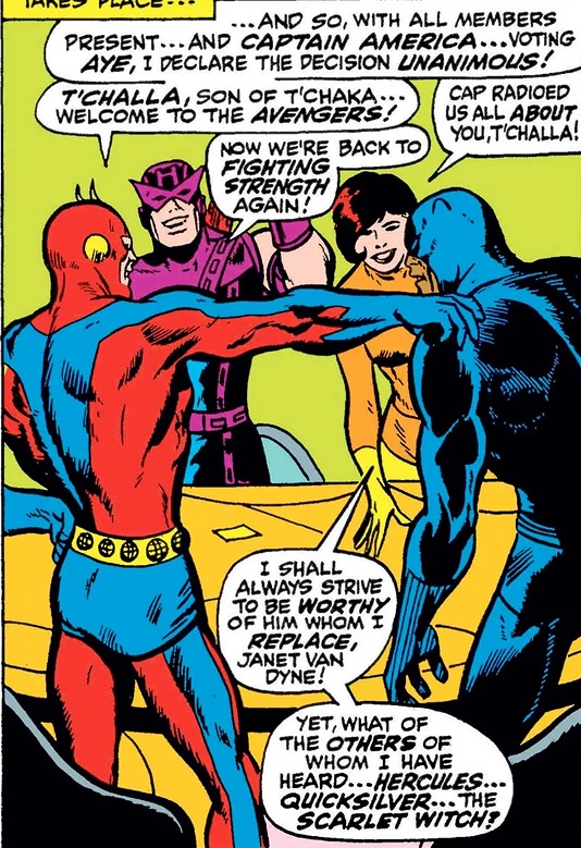 Black Panther joins the Avengers