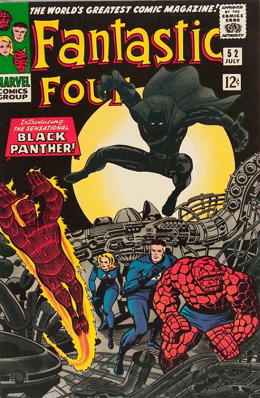 Black Panther’s debut in Fantastic Four #52