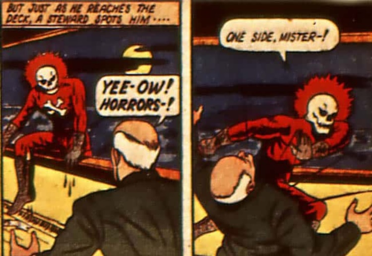 Blazing Skull in his first appearance