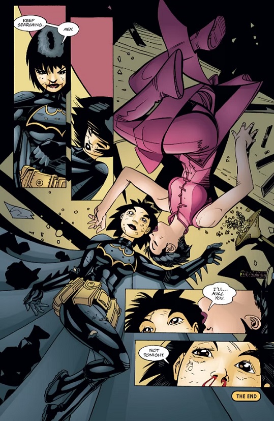 Cassandra Cain after the fight with Lady Shiva
