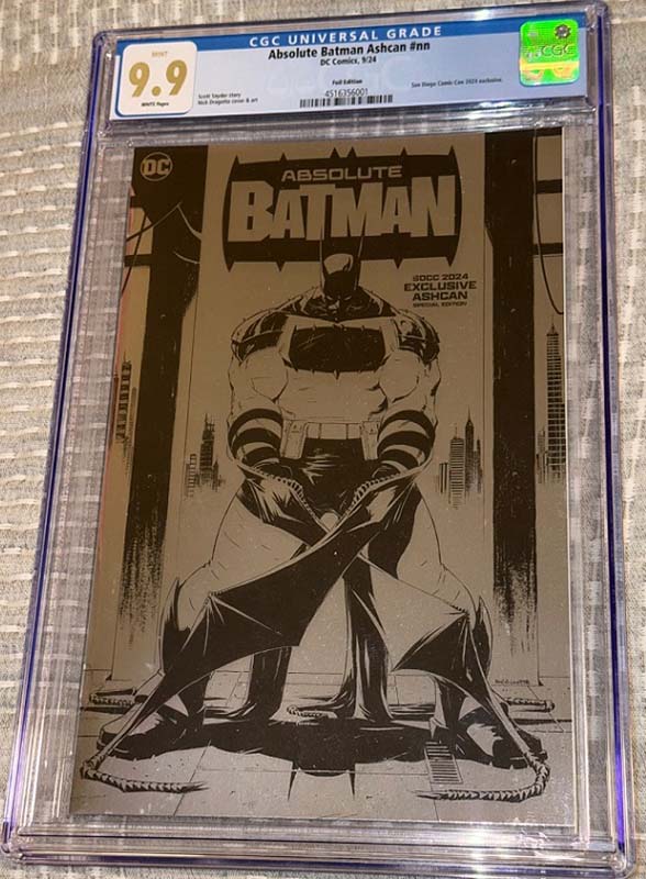 Comic sales on eBay Absolute Batman #nn ashcan
