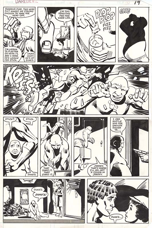 ComicLink Frank Miller and Klaus Janson Daredevil #176 page 14