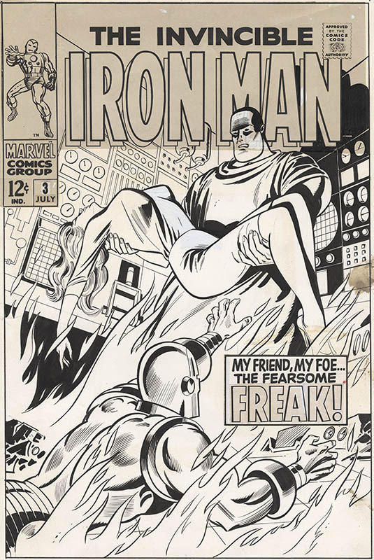 ComicLink Johnny Craig Iron Man #3 cover