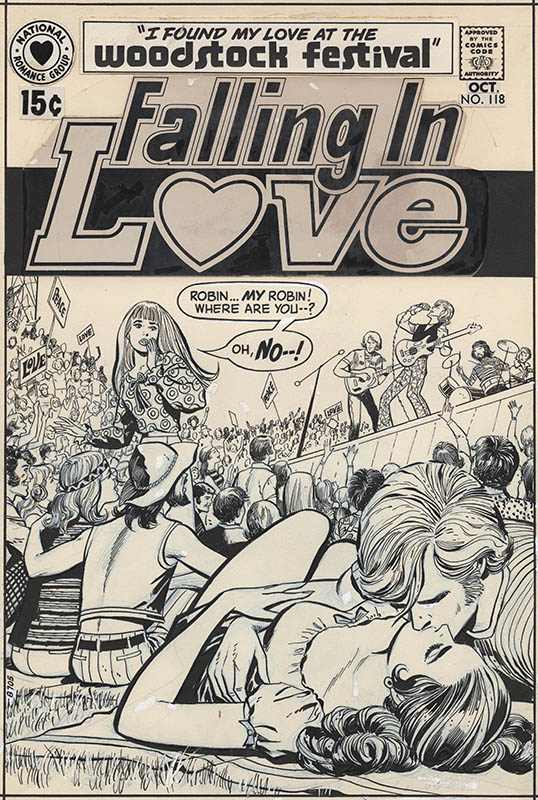 ComicLink Werner Roth Falling in Love #118 cover