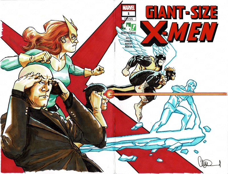 Giant-Size X-Men 100 Project art by Charlie Adlard
