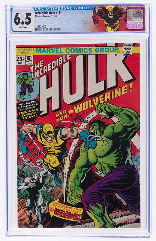 Hake’s auction comics – Incredible Hulk #181