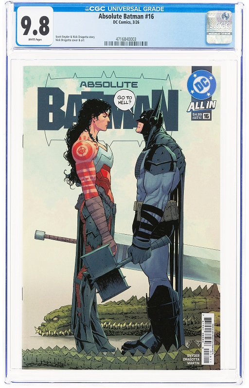Heritage weekly auctions Absolute Batman #16