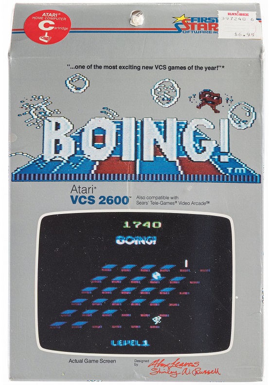 Heritage weekly auctions Boing! for Atari 2600