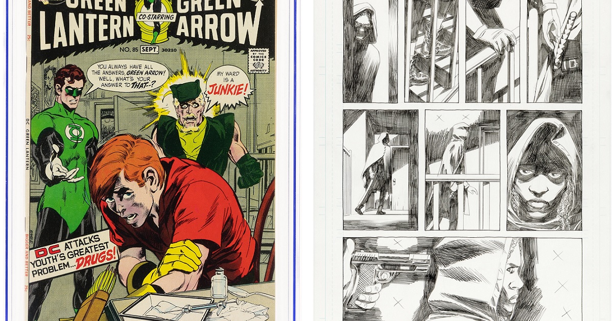 Heritage Auctions: Green Lantern Key, Walking Dead Art