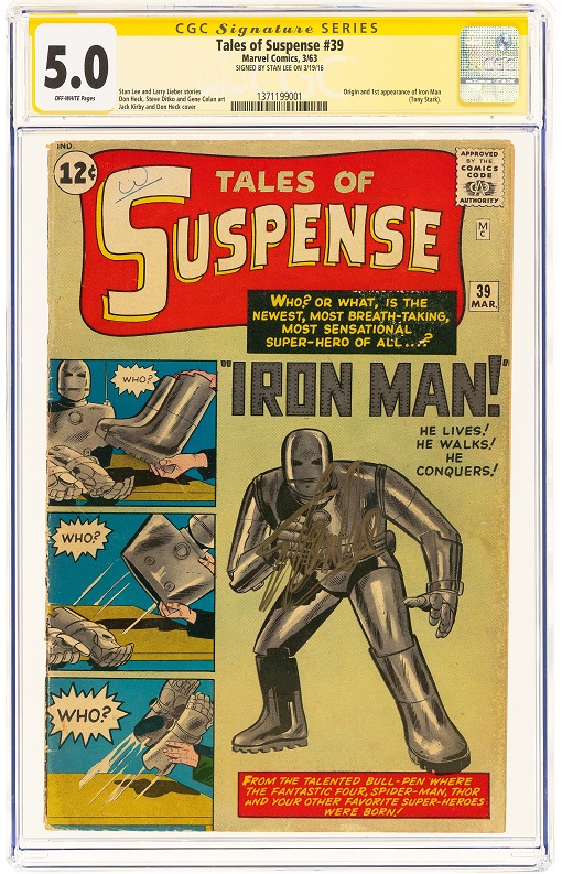 Heritage weekly auctions Tales of Suspense #39