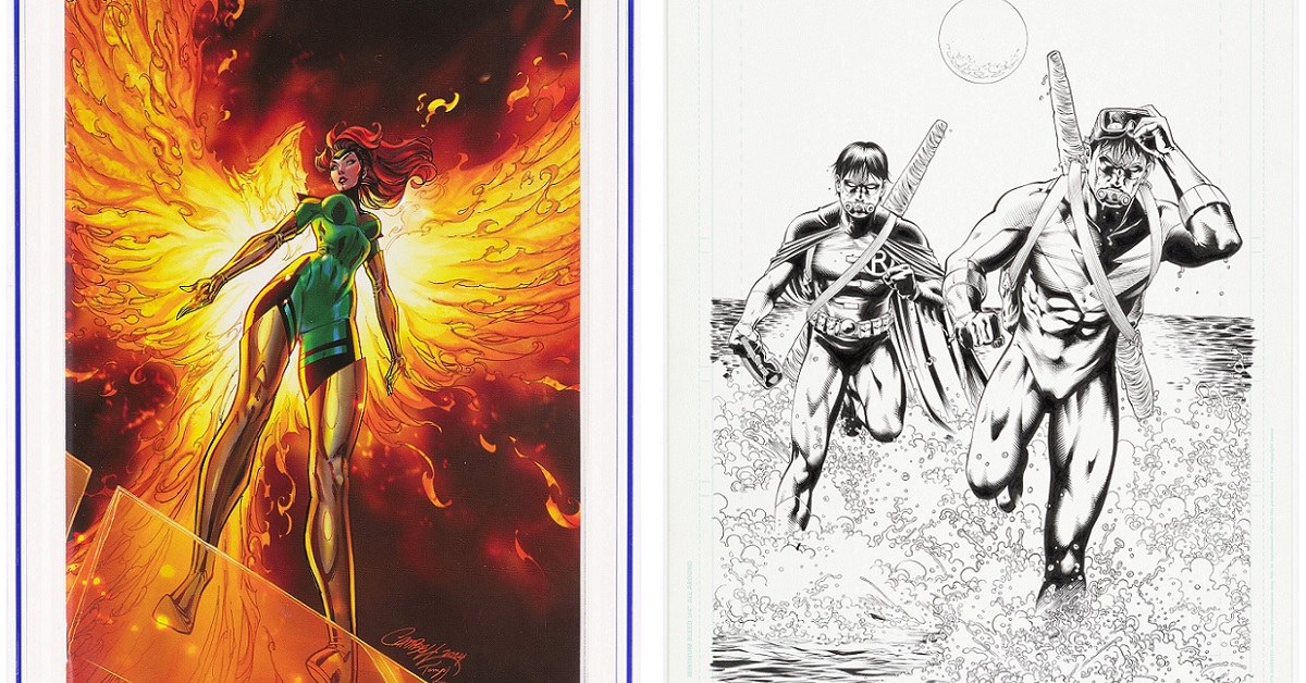 Heritage Auctions: Phoenix Cover, Nightwing Splash