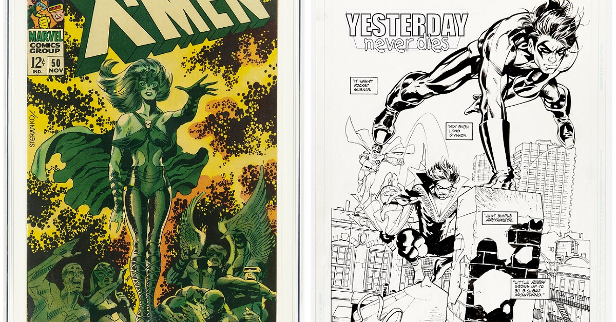 X-Men #50, Nightwing Splash in Heritage Weekly Auctions