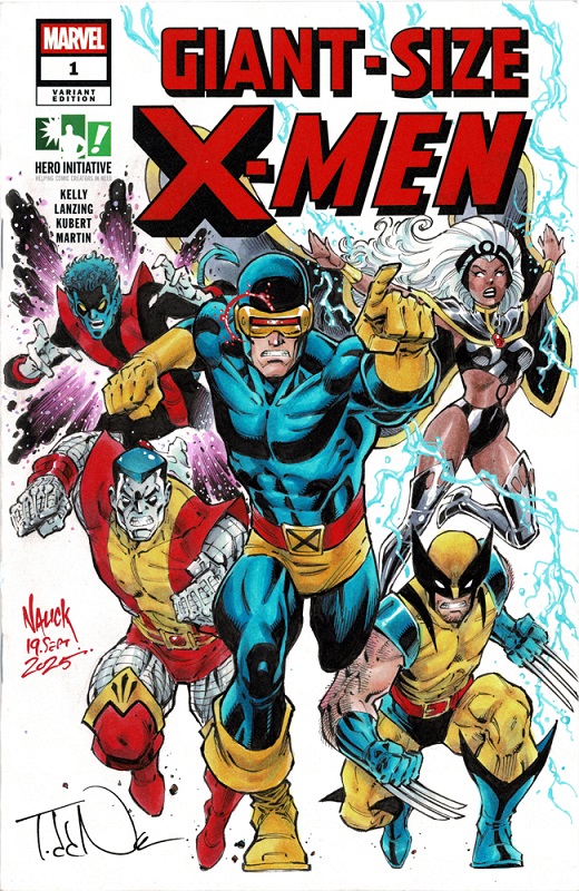 Hero Initiative Giant-Size X-Men 100 Project art by Todd Nauck