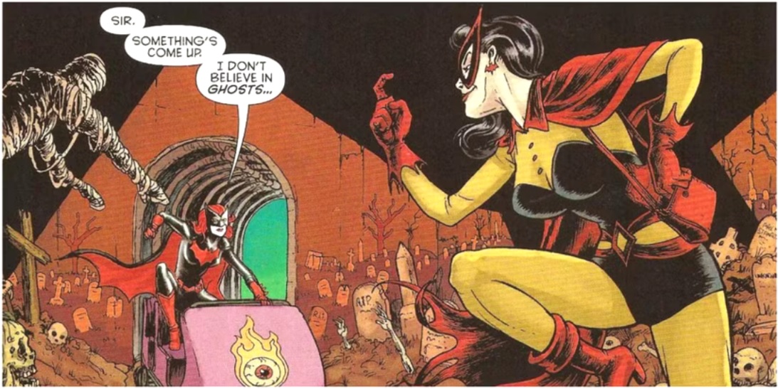 Kathy Kane meeting new Batwoman Kate Kane