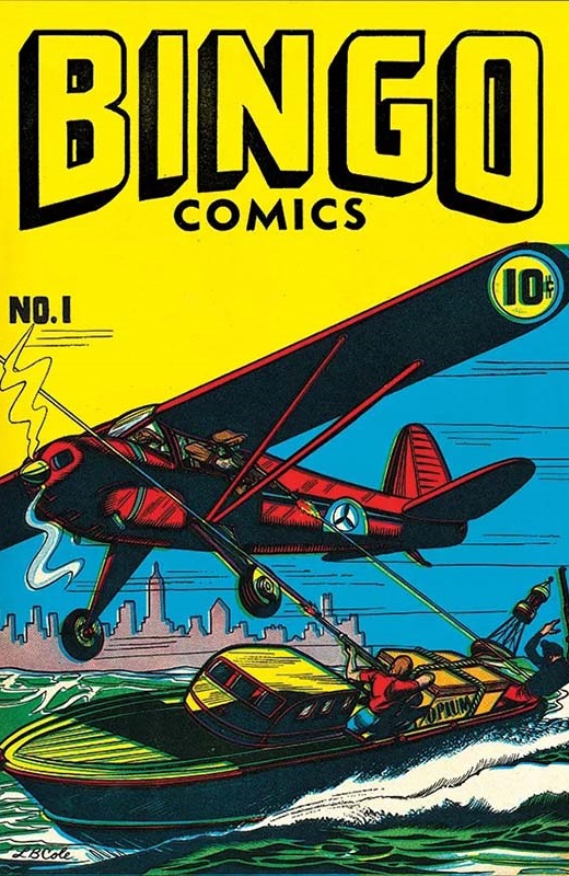 L.B. Cole’s Bingo Comics #1 cover