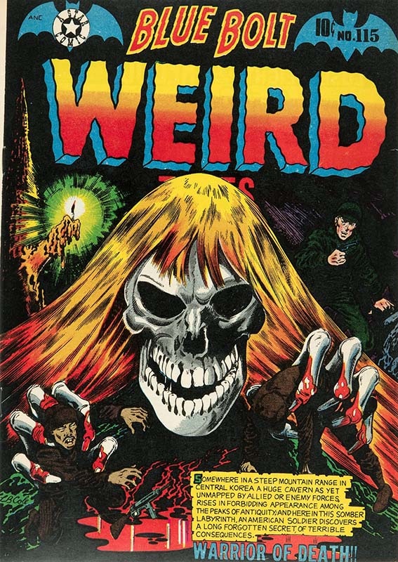 L.B. Cole’s Blue Bolt Weird Tales of Terror #115 cover