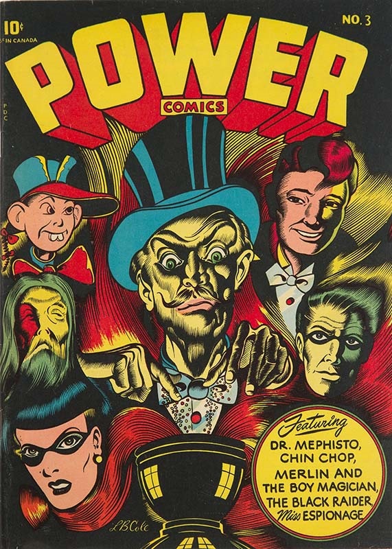 L.B. Cole’s Power Comics #3 cover