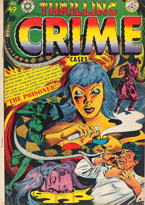 L.B. Cole’s Thrilling Crime Cases #49 cover