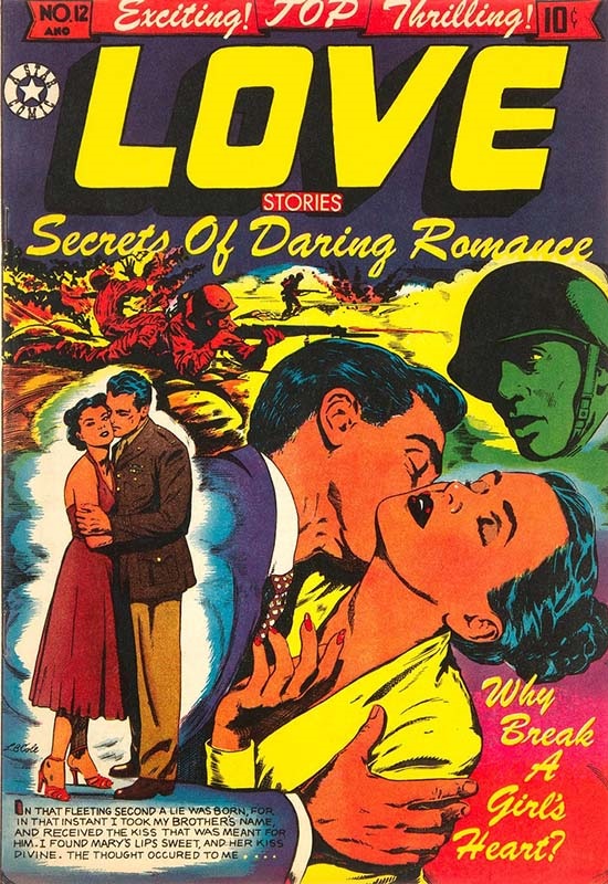 L.B. Cole’s Top Love Stories #12 cover