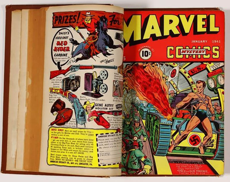 MyComicShop Marvel Mystery Comics #13-18 bound volume