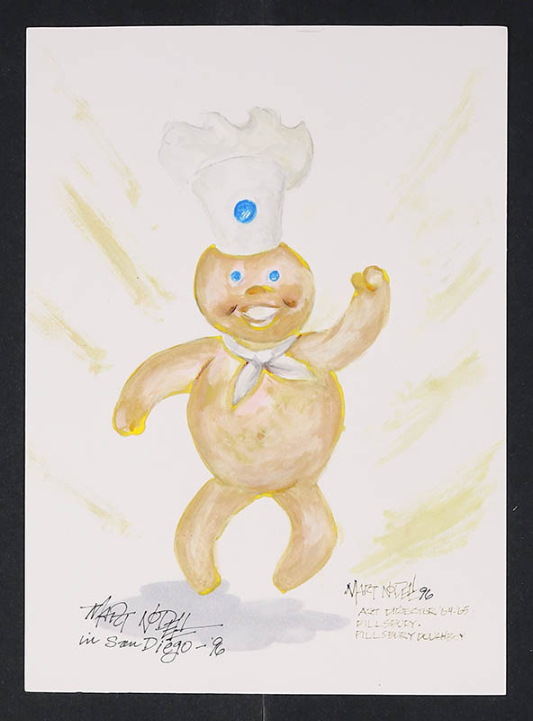 MyComicShop Pillsbury Doughboy painting by Mart Nodell