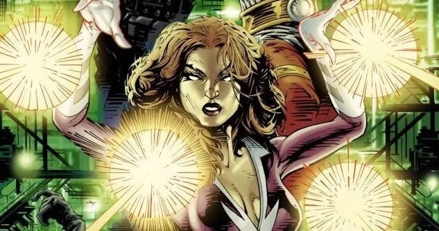 Plastique showing off her explosive power