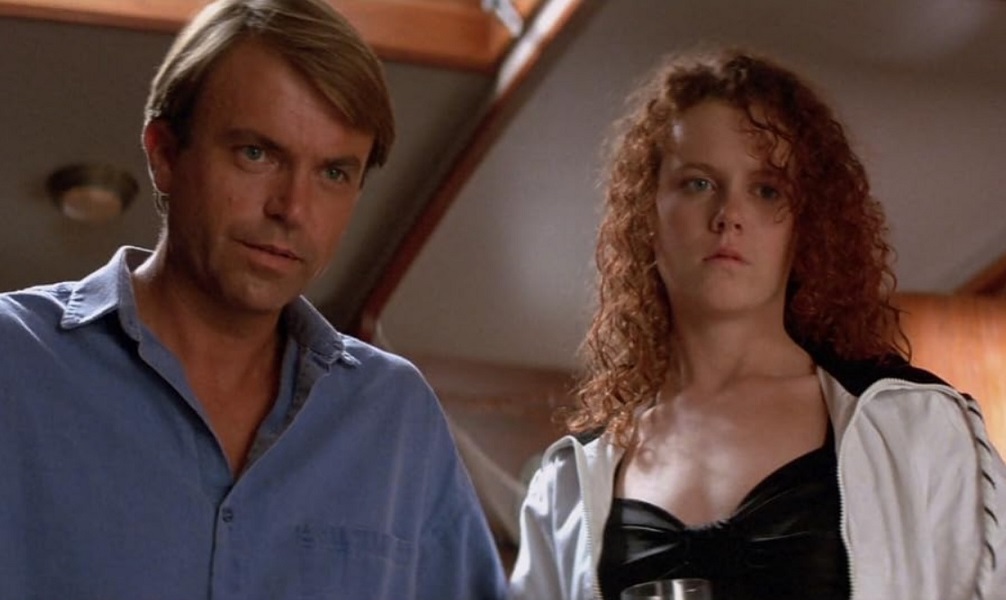 Sam Neill with Nicole Kidman in Dead Calm
