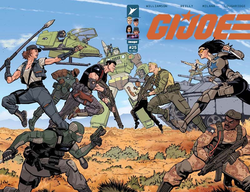 Skybound at SDCC G.I. Joe #25 wraparound cover